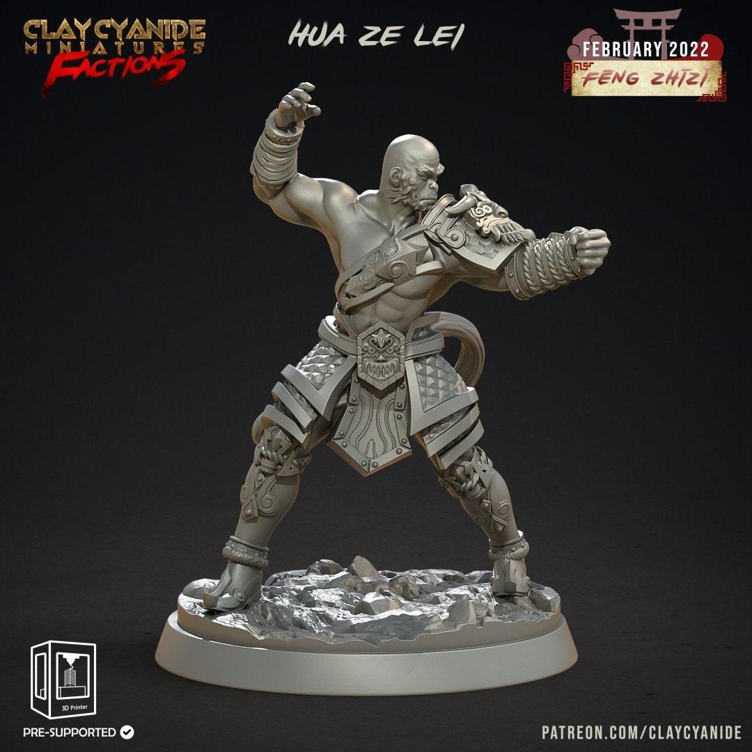 Hua Ze Lei Apefolk Miniature | Varana Figure for Tabletop Adventures | 32mm Scale - Plague Miniatures