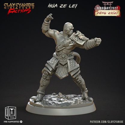 Hua Ze Lei Apefolk Miniature | Varana Figure for Tabletop Adventures | 32mm Scale - Plague Miniatures
