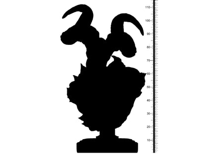 Huge Bust of Pazuzu | Demon Lord Sculpture - Plague Miniatures