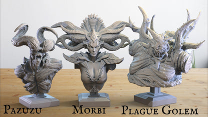 Huge Bust of Pazuzu | Demon Lord Sculpture - Plague Miniatures