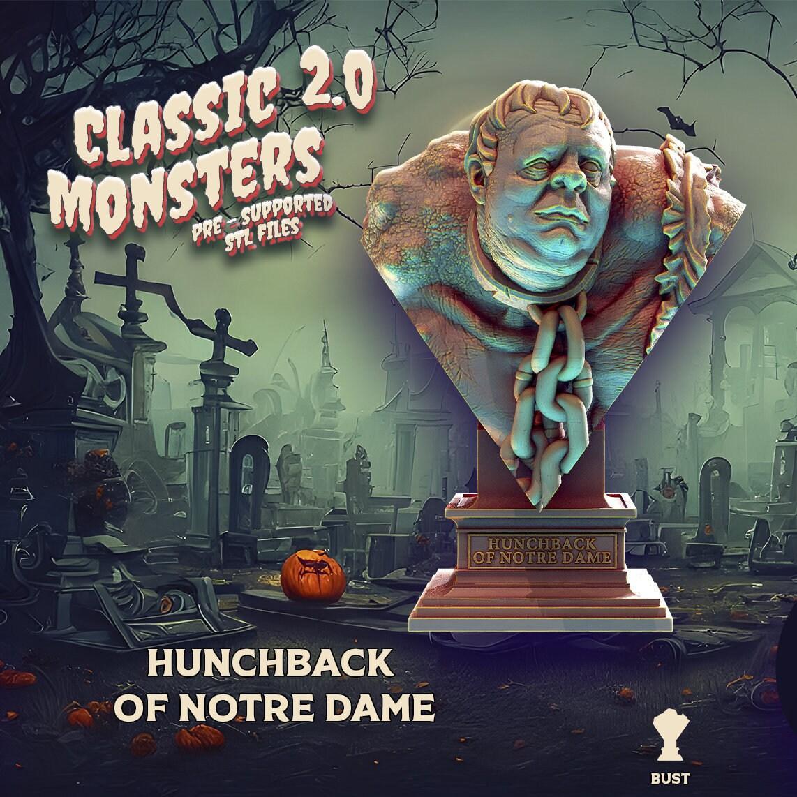 Hunchback of Notre Dame Miniature | Classic Monsters | 32mm 75mm 150mm Bust | DnD Miniature | Dungeons and Dragons DnD 5e Feature Film - Plague Miniatures