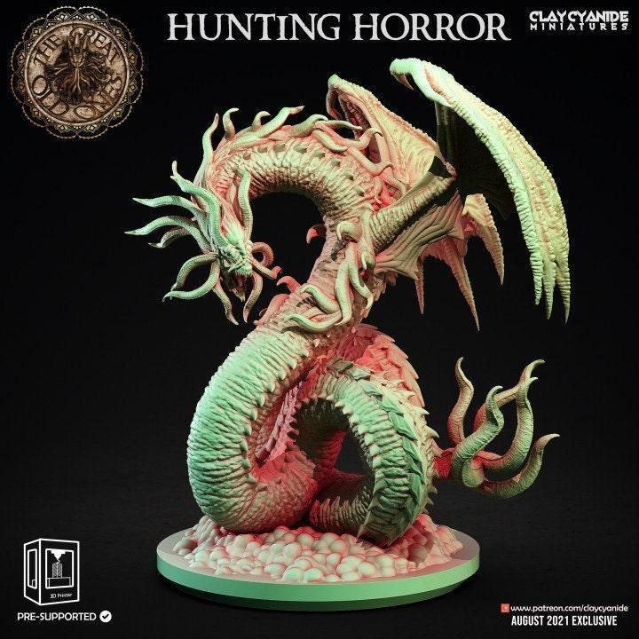 Hunting Horror Miniature | Otherworldly Avian Menace | 32mm Scale - Plague Miniatures