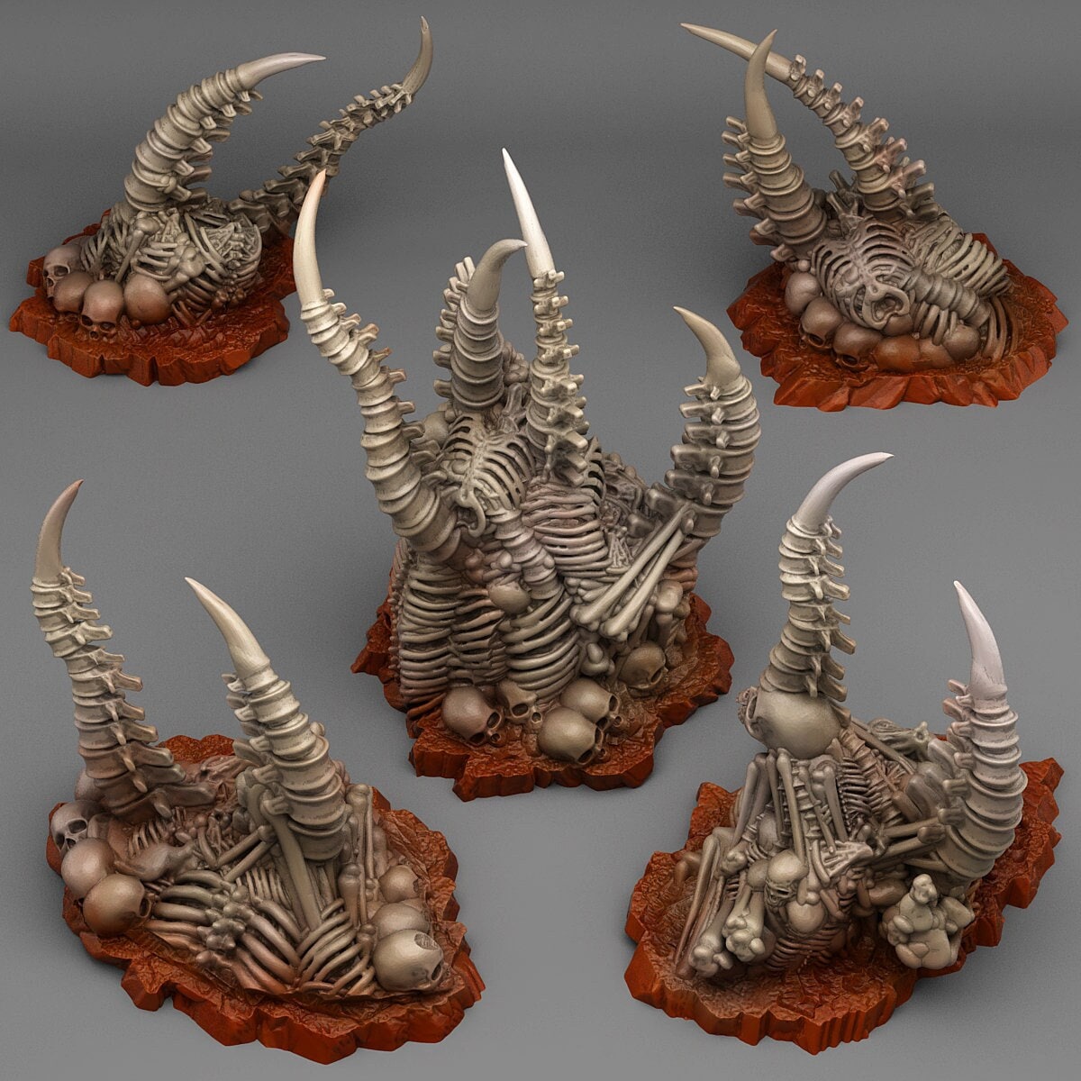 Pile of Bones Miniatures | Ruins DnD Wargaming Terrain Set - Plague Miniatures