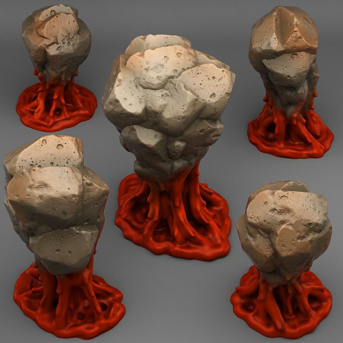 Blood Rock Terrain Miniatures | Stone Wargaming Terrain - Plague Miniatures