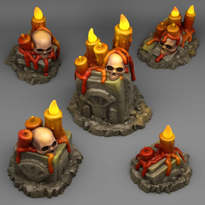 Deadly Altar Miniatures | DnD Cemetery Altar Wargaming Terrain - Plague Miniatures
