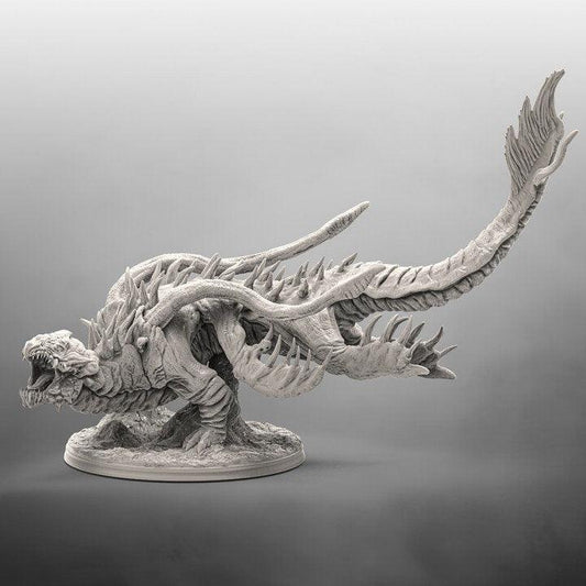 Naversor, the Ship Breaker Miniature | Water Dragon Aberration Monstrosity - Plague Miniatures