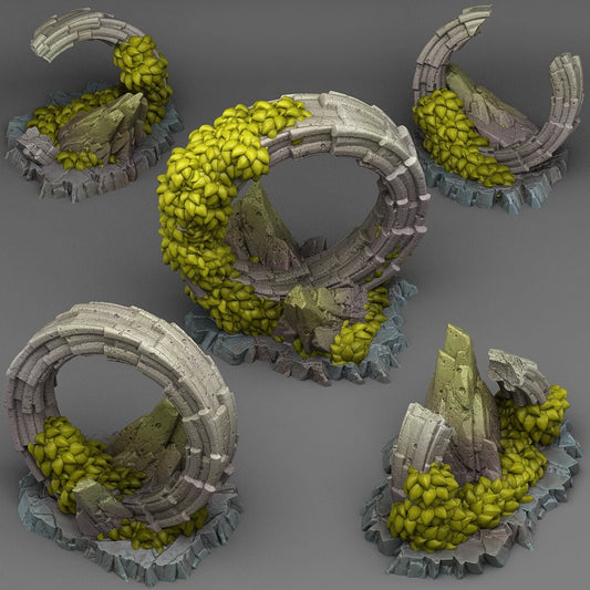 Pandora Ruin Miniatures | Wargaming Terrain Set - Plague Miniatures