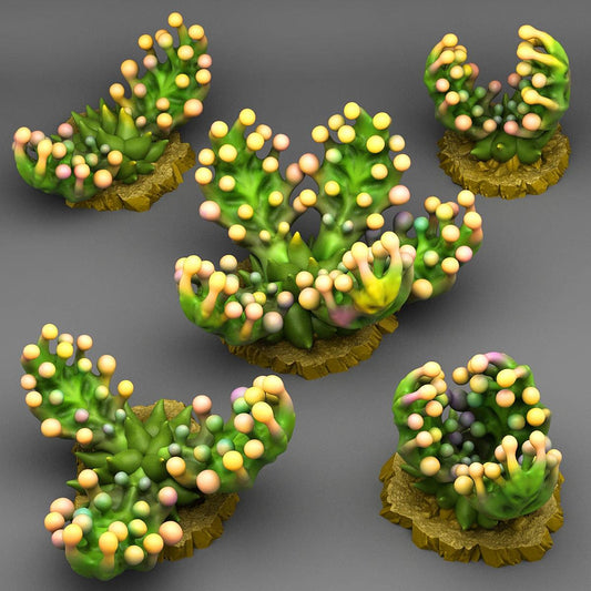 Bubble Carnivorous Plant Miniature Set | Wargaming Terrain - Plague Miniatures