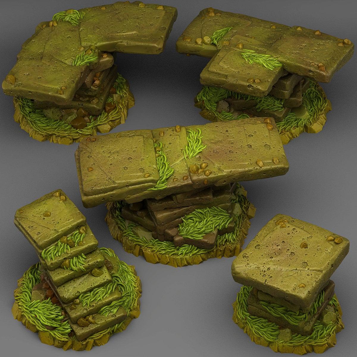 Aztec Modular Bridge Miniatures | Wargaming Terrain - Plague Miniatures