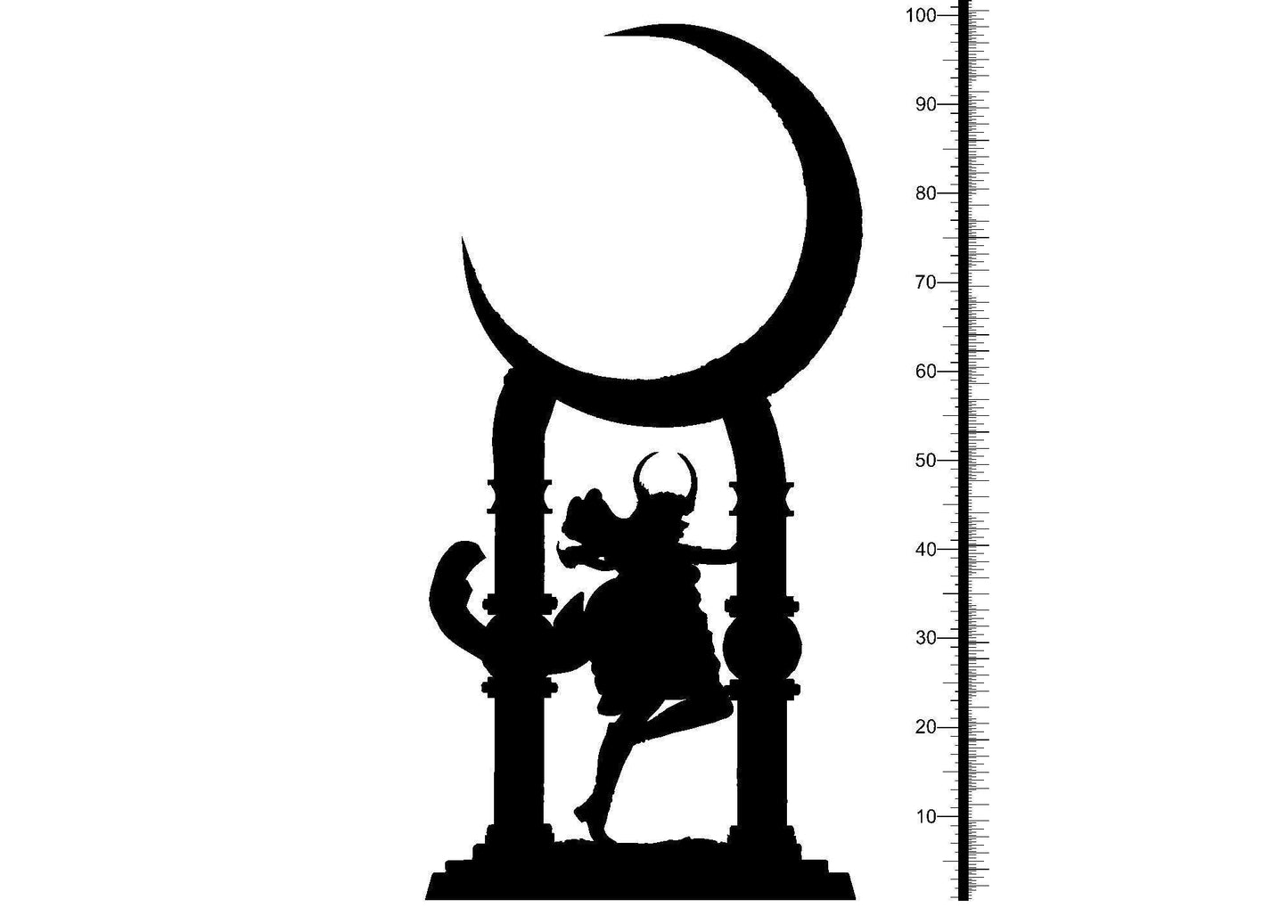 Ilargi Miniature | Goddess of the Moon | 32mm Scale - Plague Miniatures