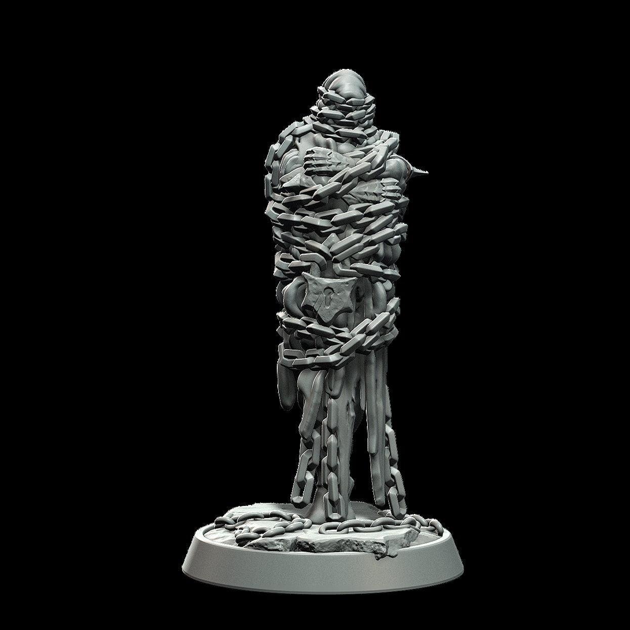 Imprisoned Soul Miniature dnd soul skeleton mini - 3 Poses - 28mm scale Tabletop gaming DnD Miniature Dungeons and Dragons,ttrpg dnd 5e - Plague Miniatures