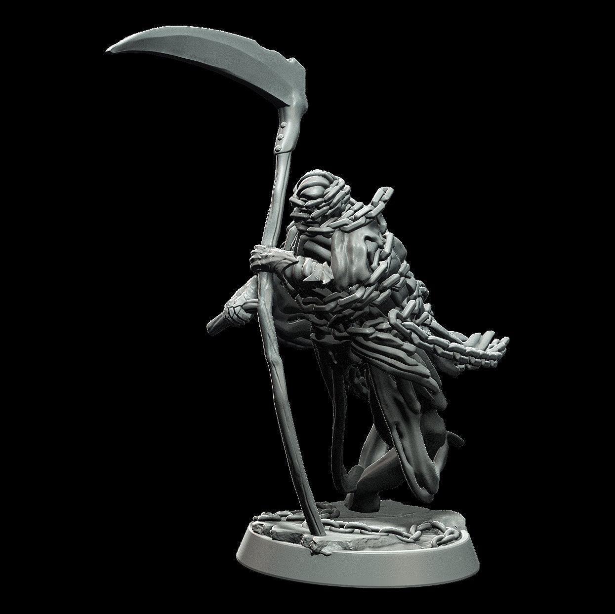 Imprisoned Soul Miniature dnd soul skeleton mini - 3 Poses - 28mm scale Tabletop gaming DnD Miniature Dungeons and Dragons,ttrpg dnd 5e - Plague Miniatures