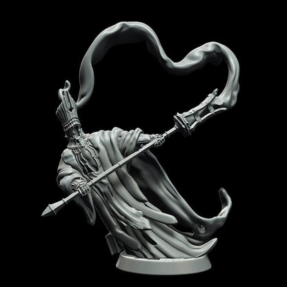 Insane Cleric Miniature witch miniature - 3 Poses - 28mm scale Tabletop gaming DnD Miniature Dungeons and Dragons, ttrpg dnd 5e - Plague Miniatures