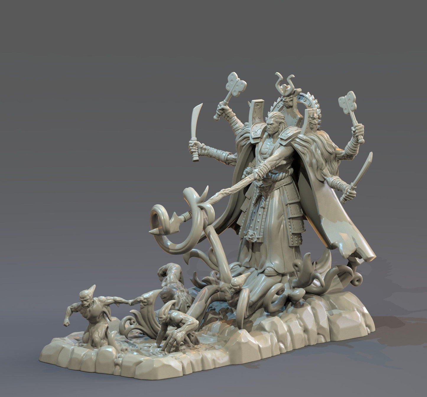 Izanagi Miniature | Majestic Japanese Creator Deity for Dungeons and Dragons | 32mm Scale - Plague Miniatures shop for DnD Miniatures