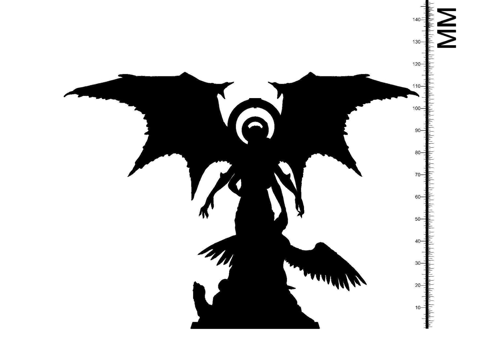 Jezebel Miniature | Sinister Demon Sorceress of Dark Enchantment | 32mm Scale - Plague Miniatures