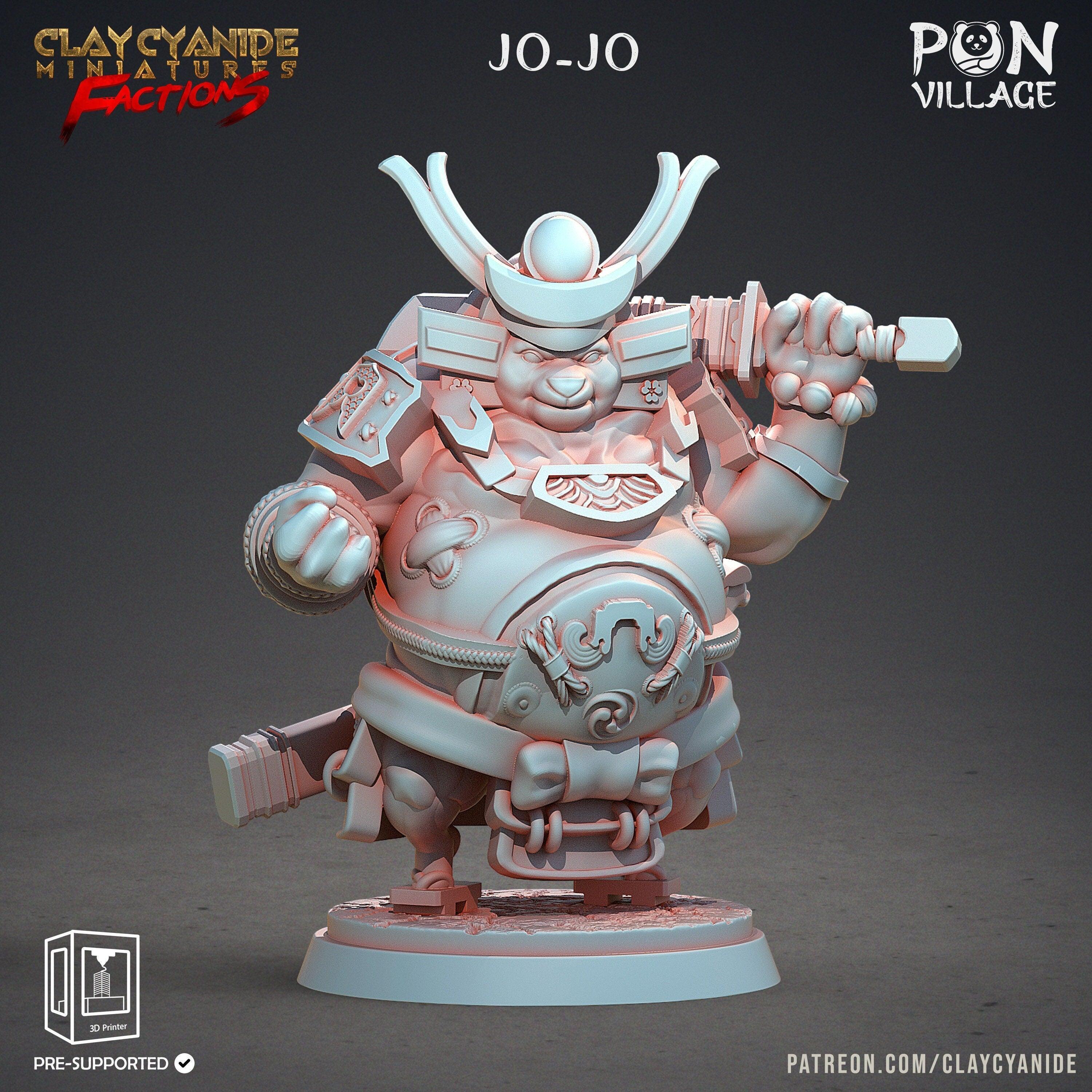 Jo-Jo Pandaren Miniature | Valiant Pandafolk Warrior for Tabletop RPGs ...