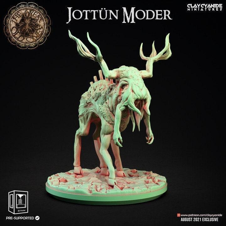 Jotunn Moder Miniature | The Great Old Ones Eldritch Campaign | 32mm Scale - Plague Miniatures