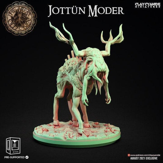 Jotunn Moder Miniature | The Great Old Ones Eldritch Campaign | 32mm Scale - Plague Miniatures