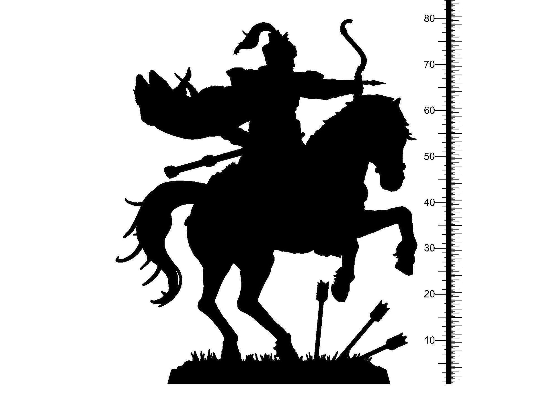 Jumong Miniature | Legendary Mounted Archer Hero for Tabletop RPGs | 32mm Scale - Plague Miniatures