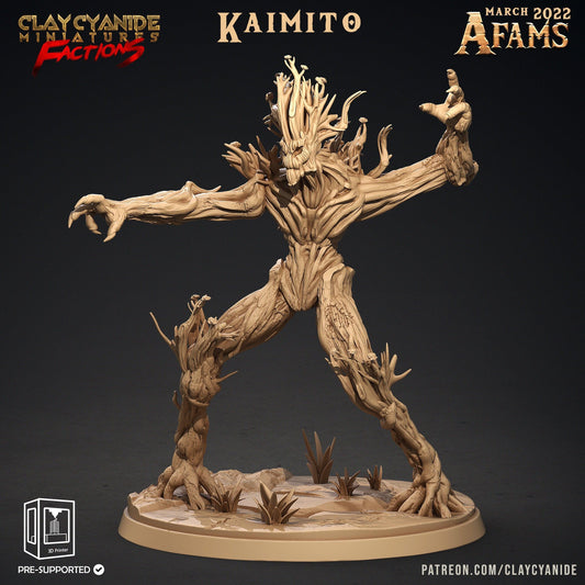 Kaimito Treant Guardian Miniature | Whimsical Forest Protector for DnD and RPGs | 32mm Scale - Plague Miniatures
