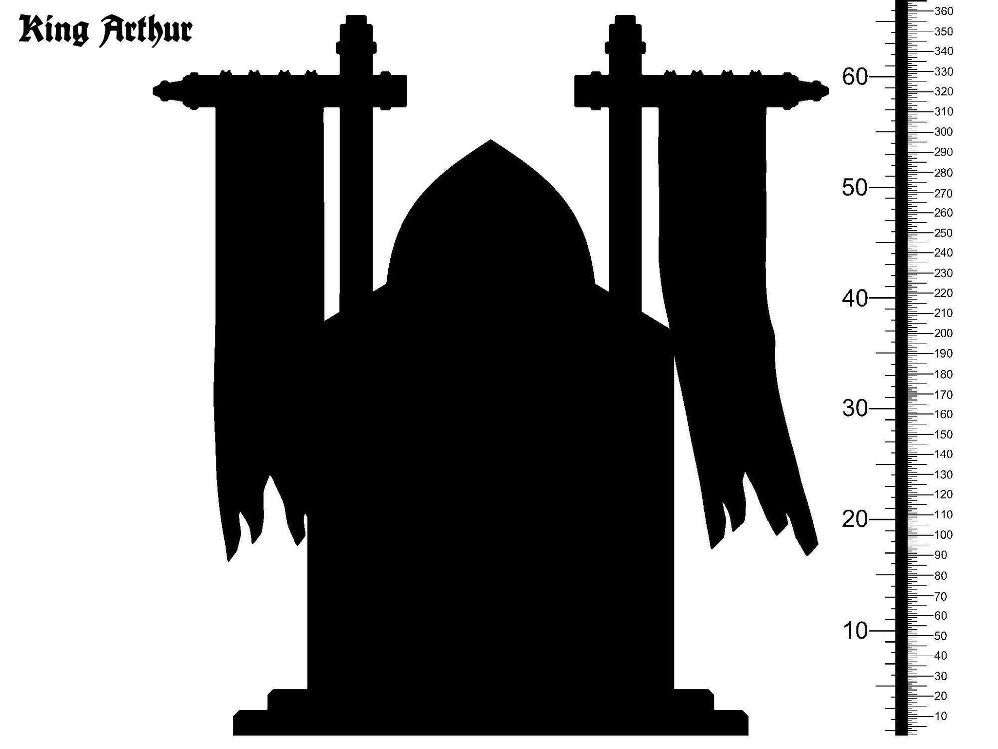 King Arthur with Excalibur on Throne Miniature | Epic Tabletop RPG Figure | 32mm Scale - Plague Miniatures
