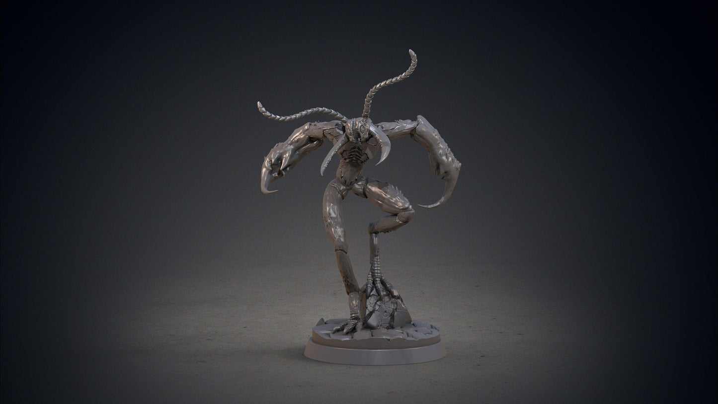 Kizaht Flying Hive-Mind Insectoid Miniature | 32mm Scale - Plague Miniatures