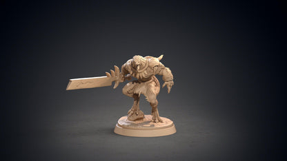 Lamech Yuan-Ti Warrior Miniature | Swift Serpent Striker for Dungeons and Dragons | 32mm Scale - Plague Miniatures