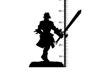 Larc Vampire Sword Warrior Miniature | Perfect for Tabletop Adventures | 32mm Scale - Plague Miniatures