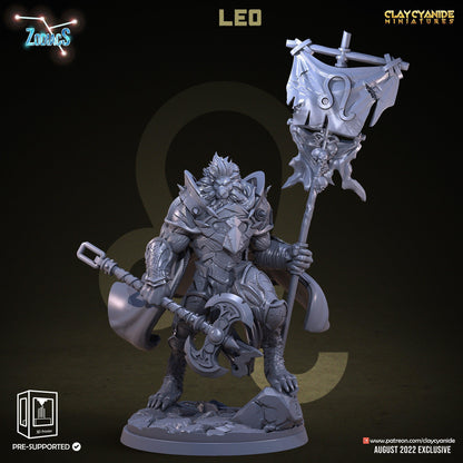 Leo Zodiac Miniature | Clay Cyanide | Zodiac miniature | Tabletop Gaming | DnD Miniature | Dungeons and Dragons | Leo decor gifts - Plague Miniatures shop for DnD Miniatures