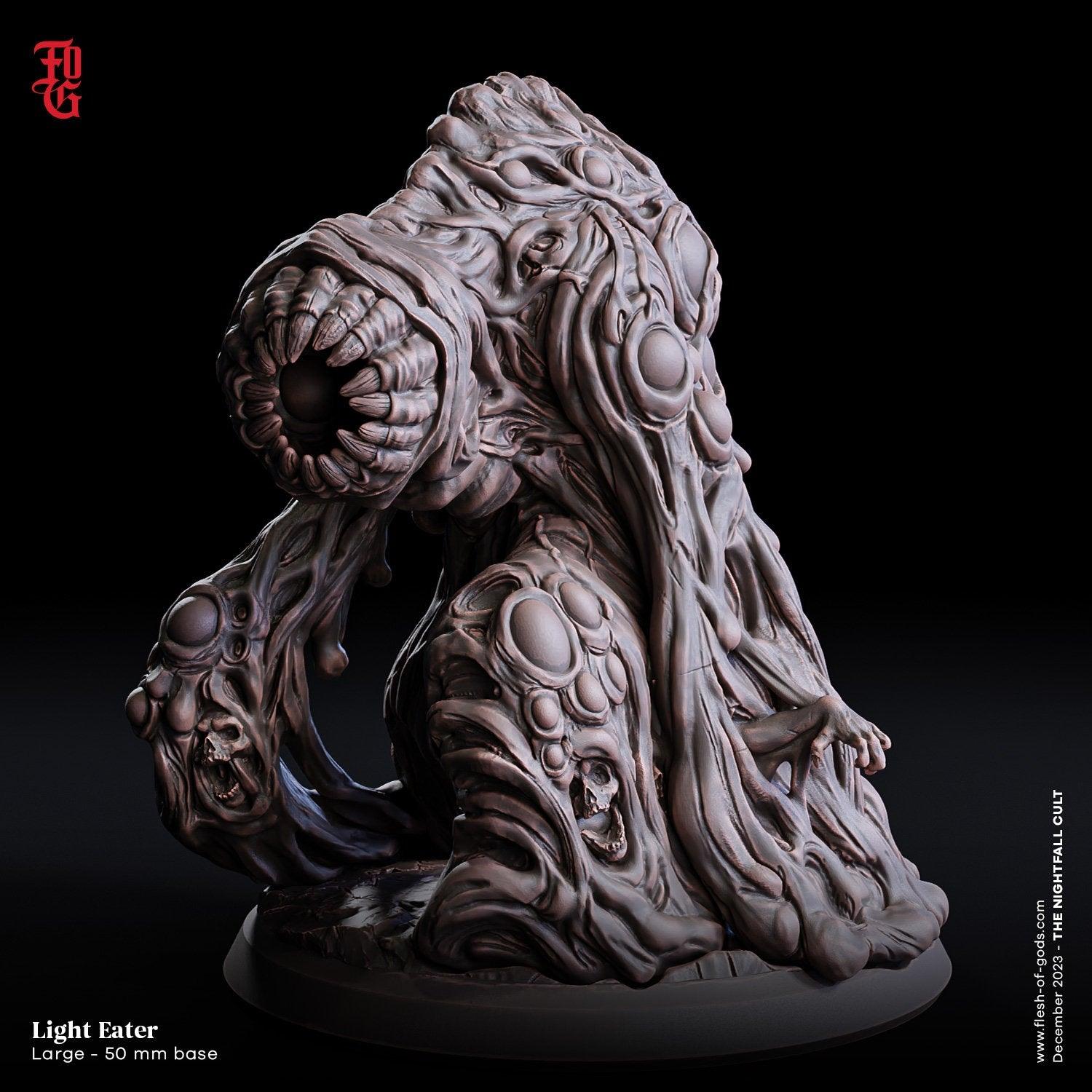 Light Eater Aberration Miniature | Cthulhu-inspired Monster Figurine | 50mm Base - Plague Miniatures