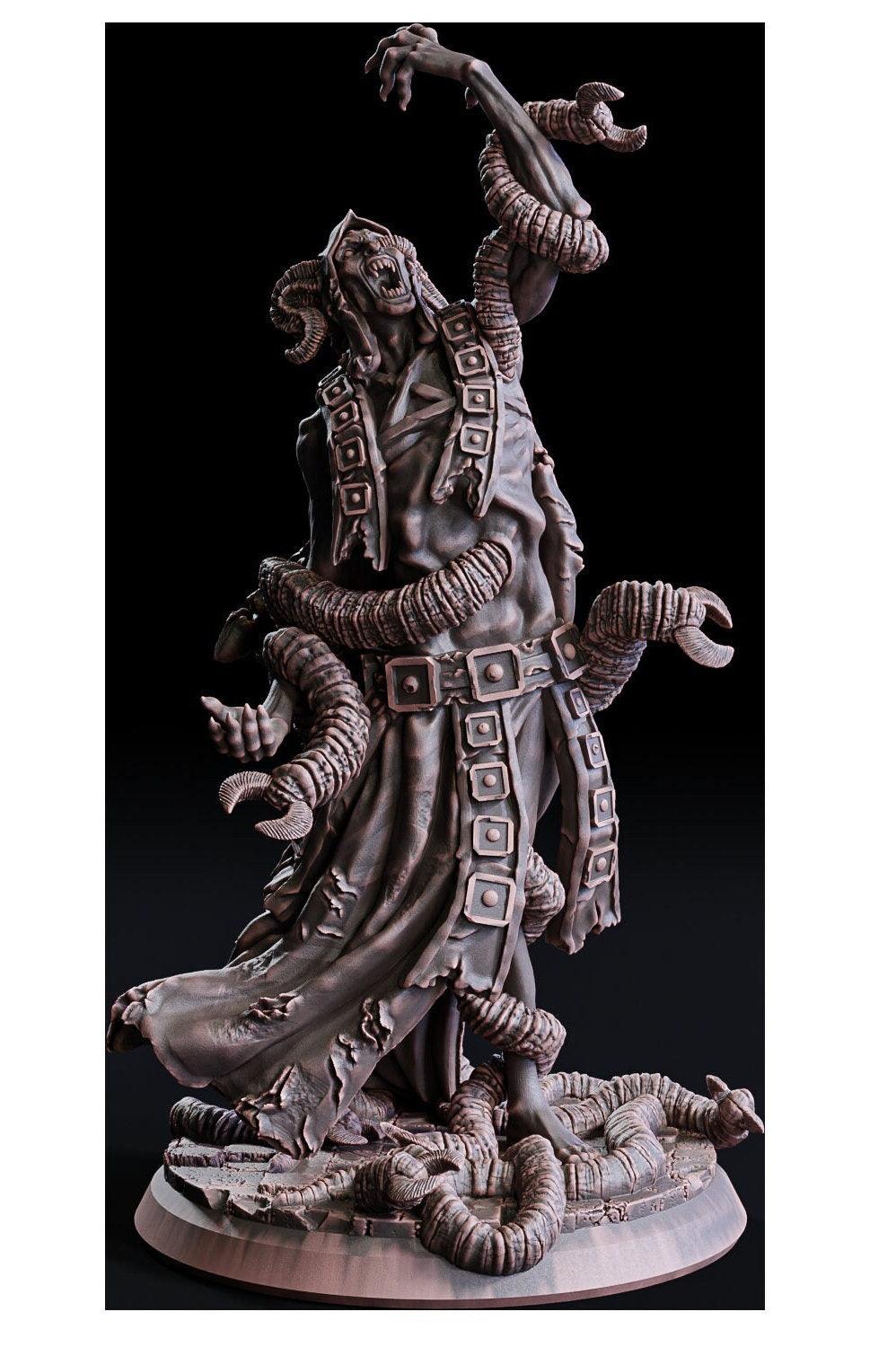 Lord of Despair Miniature | Demonic Sculpture for DnD Adventures | 32mm Scale - Plague Miniatures shop for DnD Miniatures
