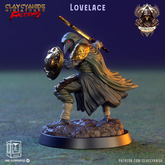 Lovelace Kenku Miniature | DnD 5e Dungeons and Dragons Birdfolk Figurine | 32mm Scale - Plague Miniatures