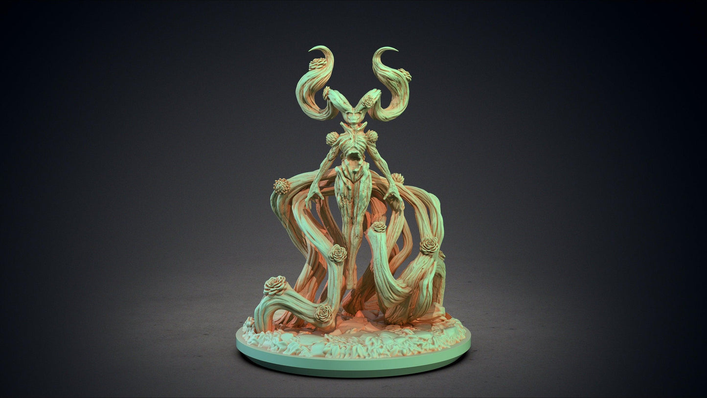 Lythalia Miniature | Eldritch Enchantress Sculpture | 32mm Scale - Plague Miniatures