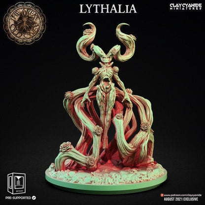 Lythalia Miniature | Eldritch Enchantress Sculpture | 32mm Scale - Plague Miniatures