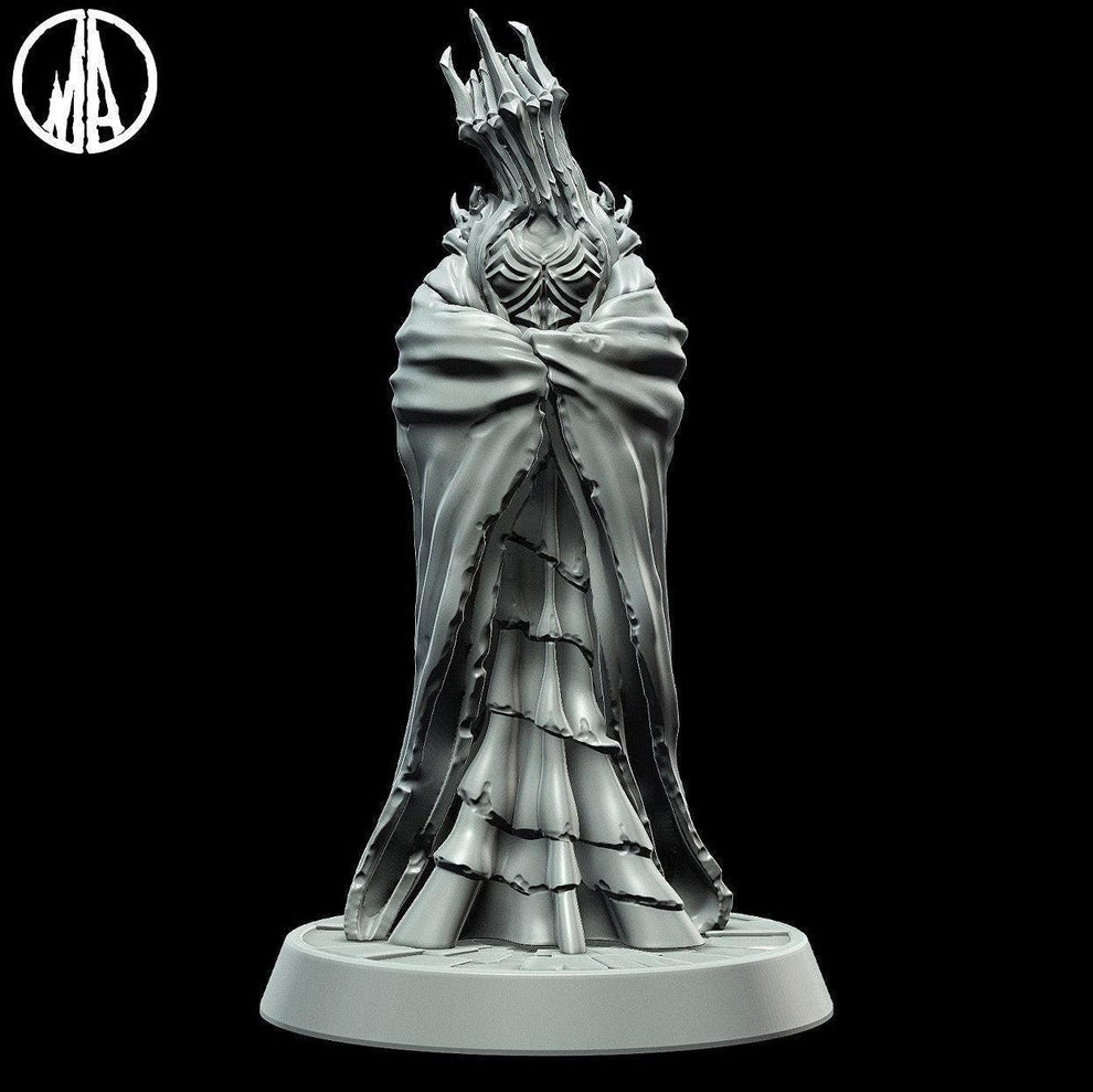 Mad Queen Miniature | 3 Poses | 28mm scale Tabletop gaming DnD Miniatu ...