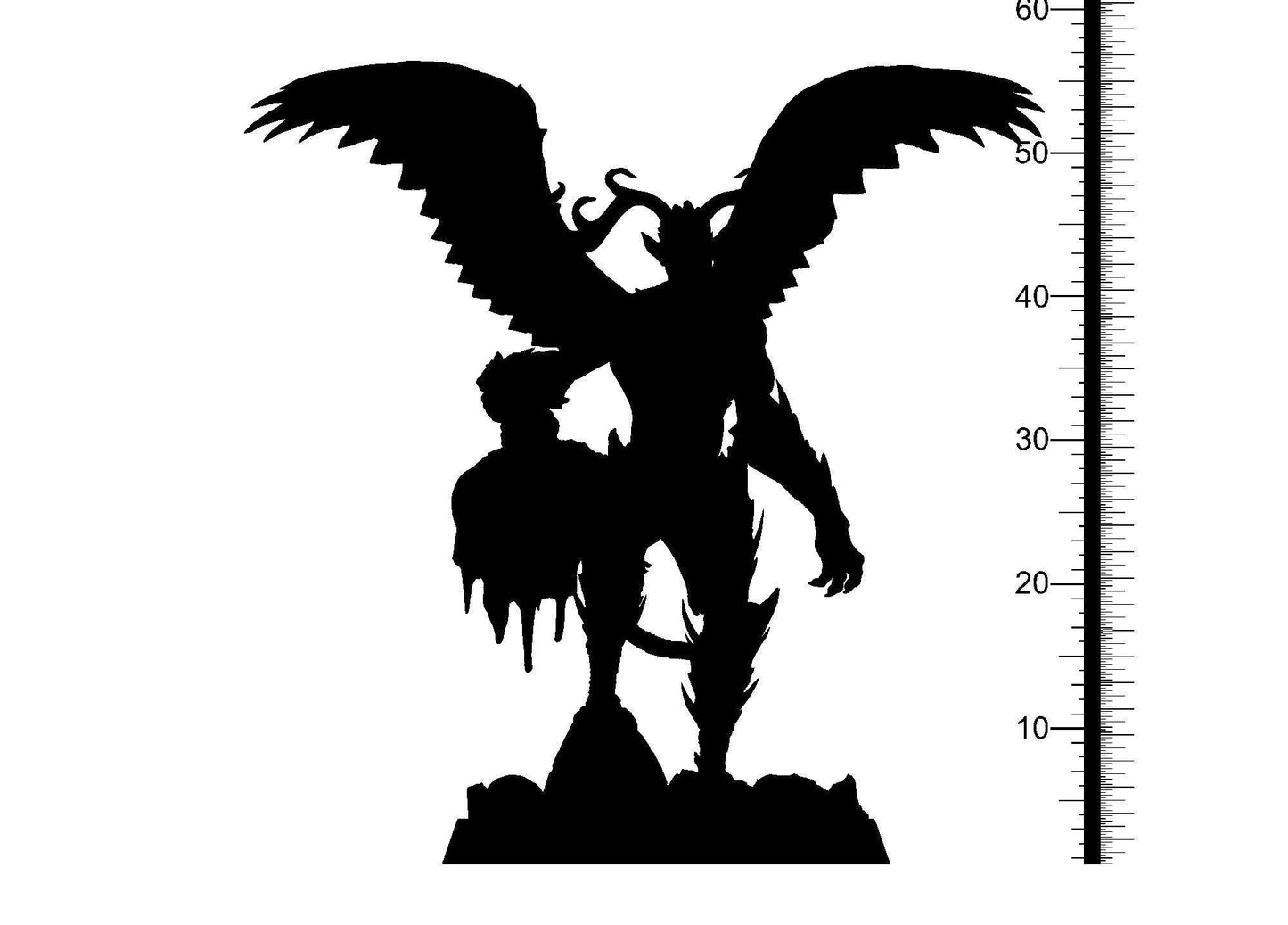 Madugas, Demon Miniature | Maleficent Overlord of the Abyss | 32mm Scale - Plague Miniatures