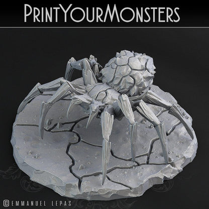 Magmaranea Spider Miniature fire miniature Tarantula | Tabletop gaming | DnD Miniature | Dungeons and Dragons DnD 5e monster miniature - Plague Miniatures