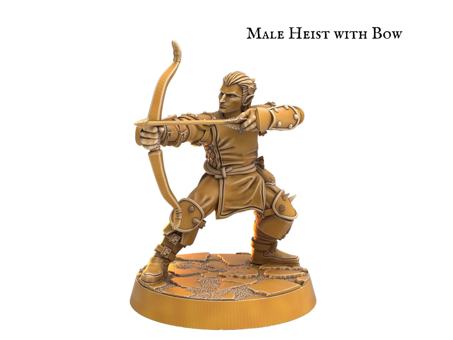 Male Rogue Miniature with bow - 6 Poses - 32mm scale Tabletop gaming DnD Miniature Dungeons and Dragons, wargaming dnd rogue figurine - Plague Miniatures