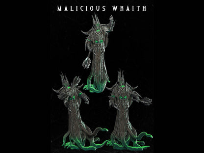 Malicious Wraith Miniature | 3 Poses | 28mm scale - Plague Miniatures