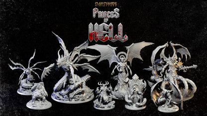Mammon Miniature | Lord of Avarice - Seated on Throne of Wealth | 32mm Scale - Plague Miniatures