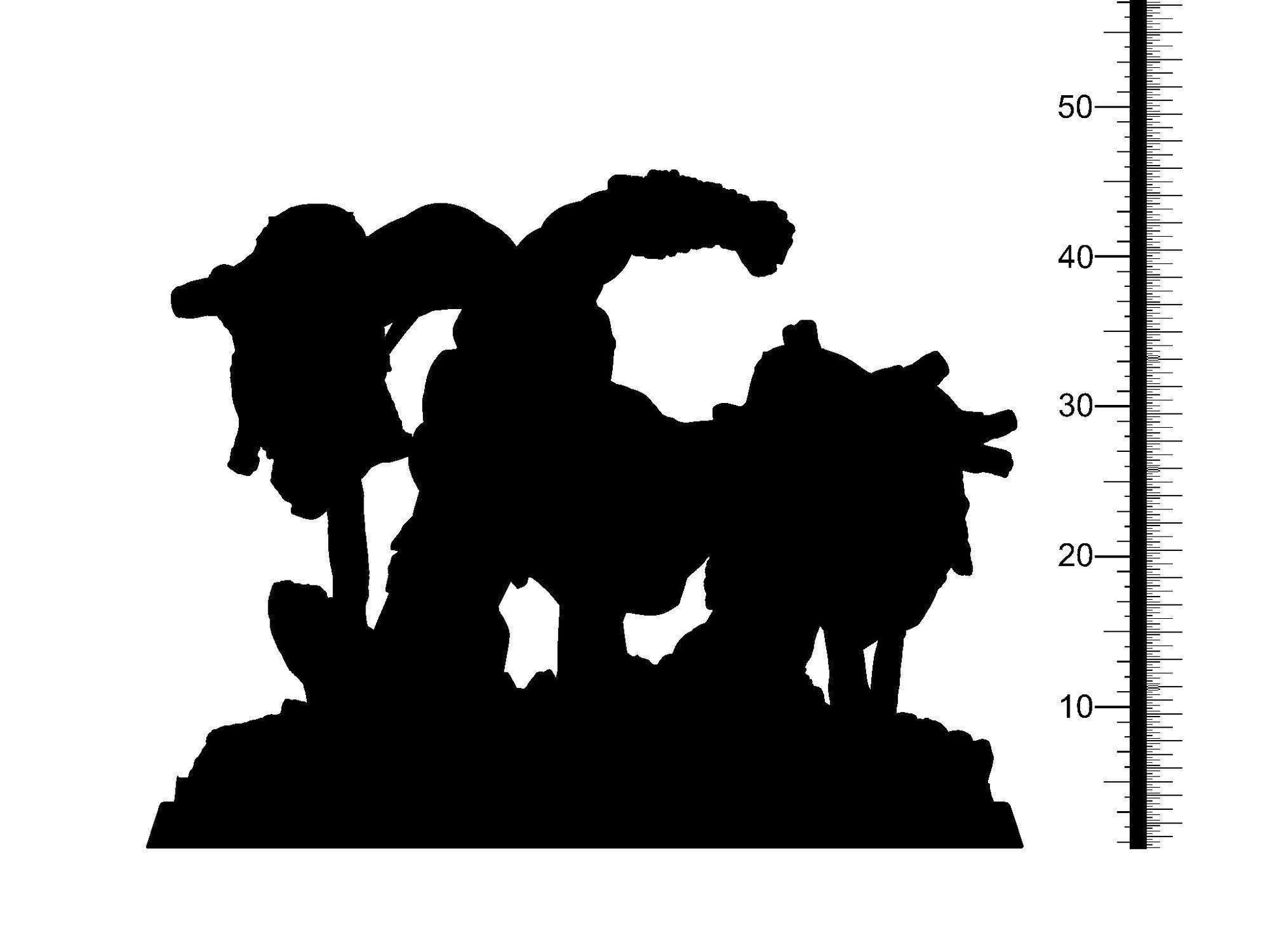 Marhem God Warrior Miniature | Mighty Orc for Tabletop Adventures | 32mm Scale - Plague Miniatures