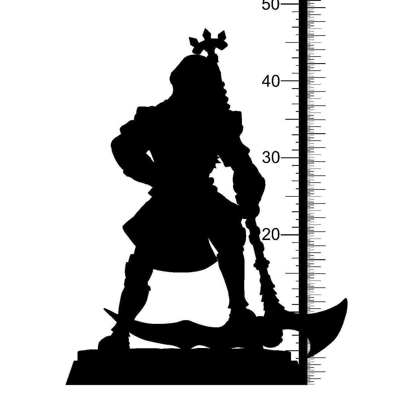 Marsel Reaper Miniature | Grim Human Executioner of Doom for Tabletop RPGs | 32mm Scale - Plague Miniatures