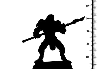 Mehujael Yuan-Ti Warrior Miniature | Tenacious Serpent Brawler for Tabletop Games | 32mm Scale - Plague Miniatures