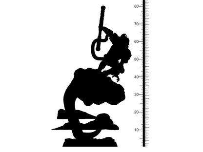 Mei Zhou Apefolk Fighter Miniature | Varana Hero for Tabletop Adventures | 32mm Scale - Plague Miniatures
