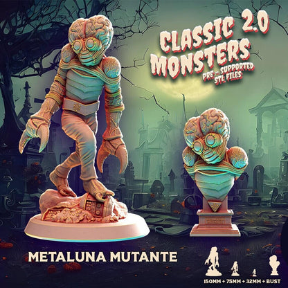 Metaluna Mutante Miniature | Classic Monsters | 32mm 75mm 150mm Bust | DnD Miniature | Dungeons and Dragons DnD 5e Feature Film Theatre - Plague Miniatures