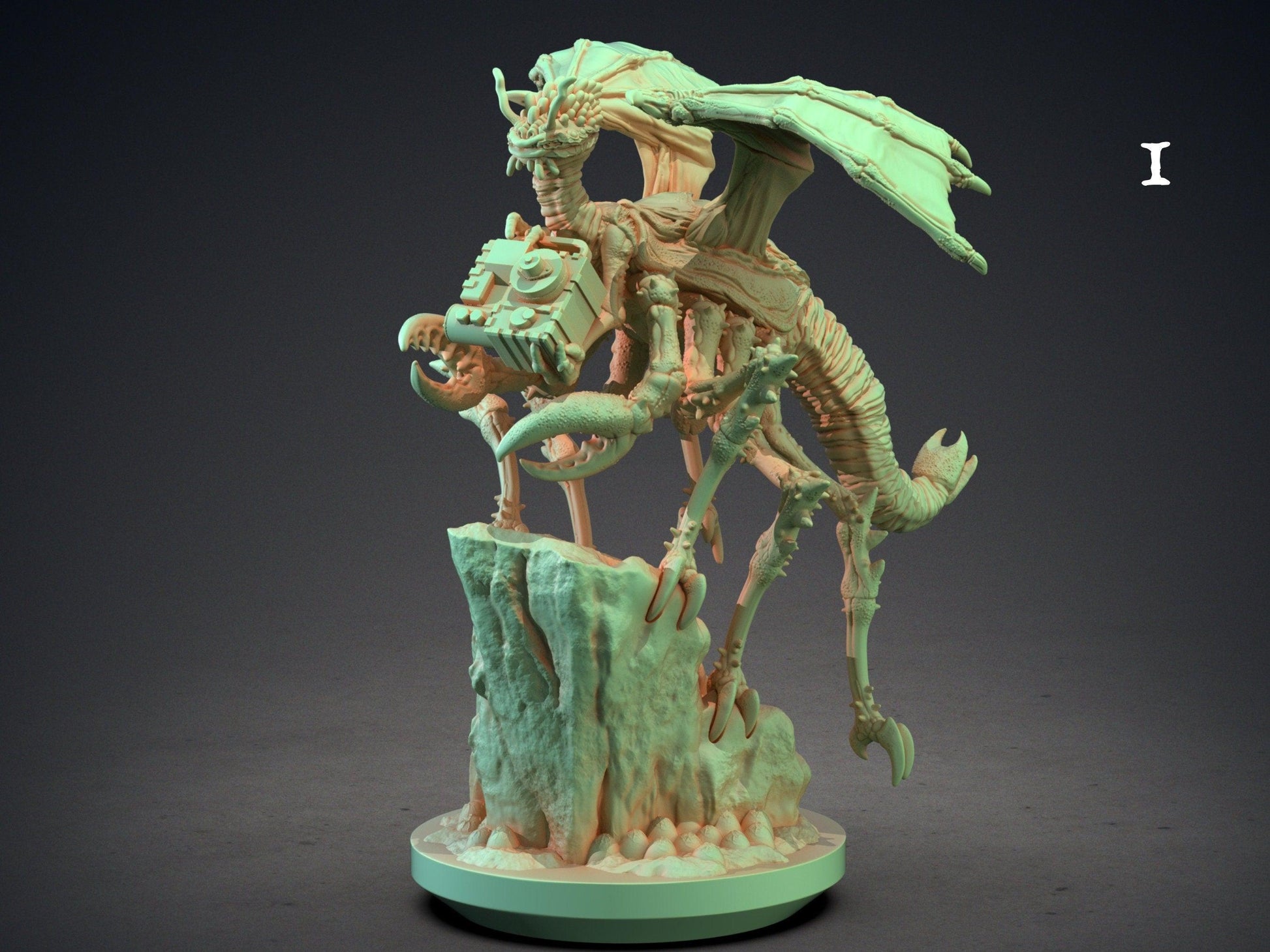 Mi-Go Miniatures Set | Lovecraftian Fungal Abominations | 32mm Scale - Plague Miniatures