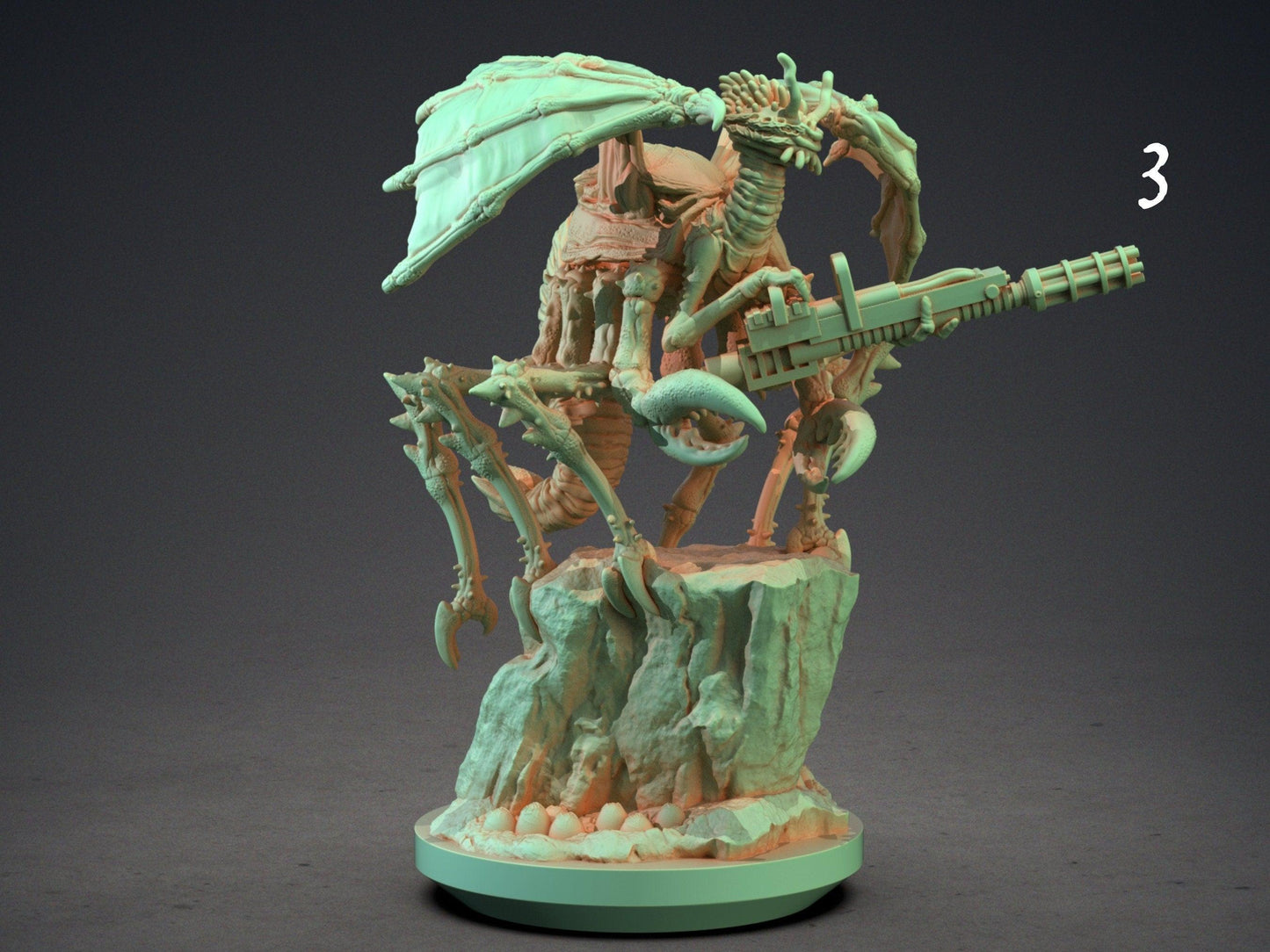 Mi-Go Miniatures Set | Lovecraftian Fungal Abominations | 32mm Scale - Plague Miniatures