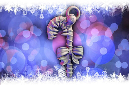 Mimic Candy Cane Christmas DnD Ornament TTrpg | Tabletop Gaming | DnD Miniature | Dungeons and Dragons,DnD Christmas Gift - Plague Miniatures