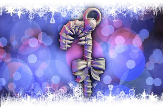 Mimic Candy Cane Christmas DnD Ornament TTrpg | Tabletop Gaming | DnD Miniature | Dungeons and Dragons,DnD Christmas Gift - Plague Miniatures