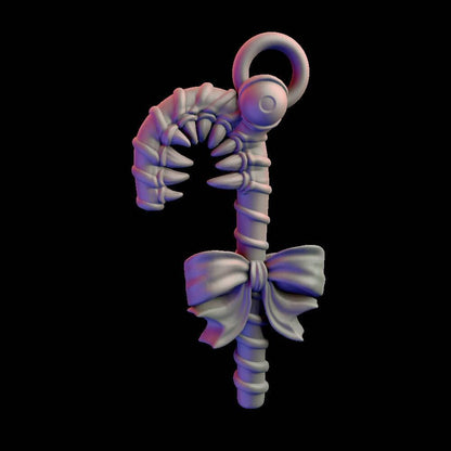 Mimic Candy Cane Christmas DnD Ornament TTrpg | Tabletop Gaming | DnD Miniature | Dungeons and Dragons,DnD Christmas Gift - Plague Miniatures